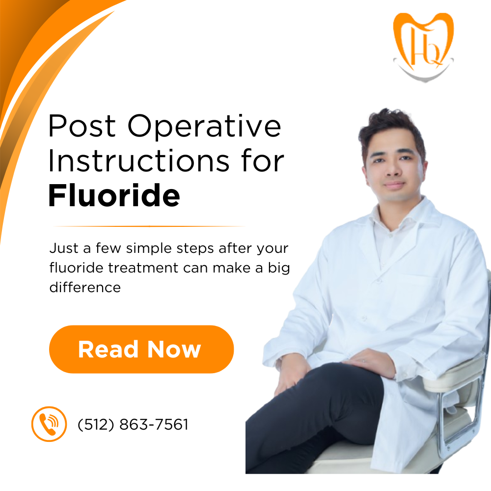 Post Operative Instructions for Fluoride
