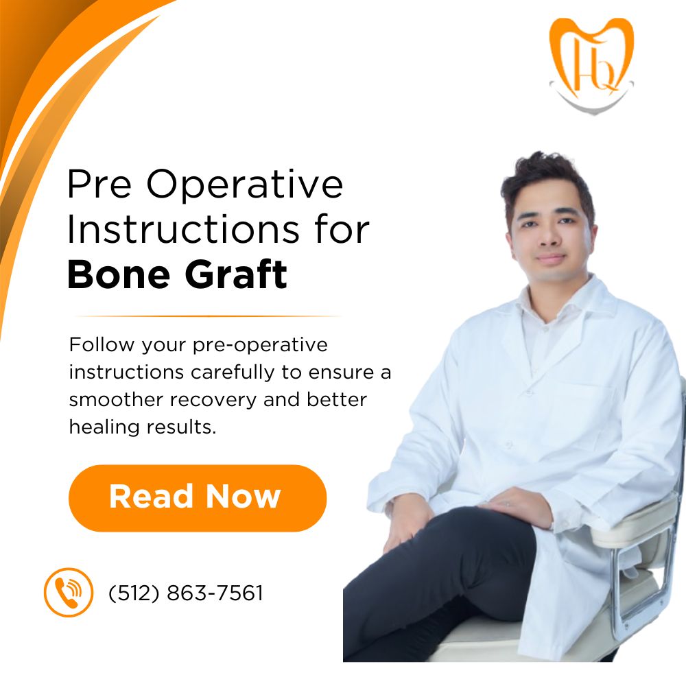 pre operative instructions for bone graft
